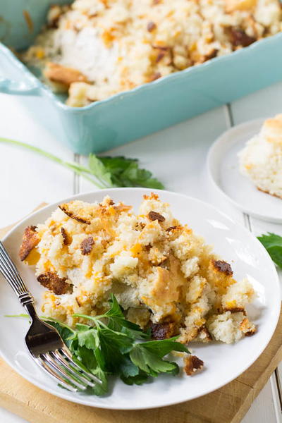 Southern-Style Cornbread and Chicken Casserole Southern-Style Cornbread and Chicken Casserole