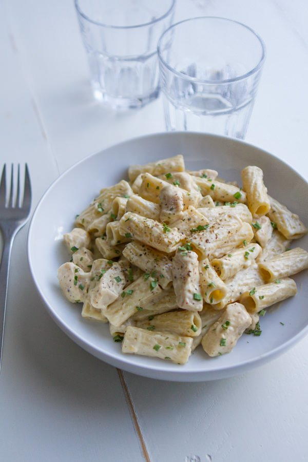 Chicken Alfredo Pesto Pasta Recipe