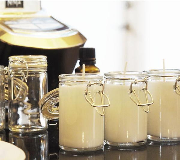 Beeswax Candles in a Jar Beeswax Candles in a Jar