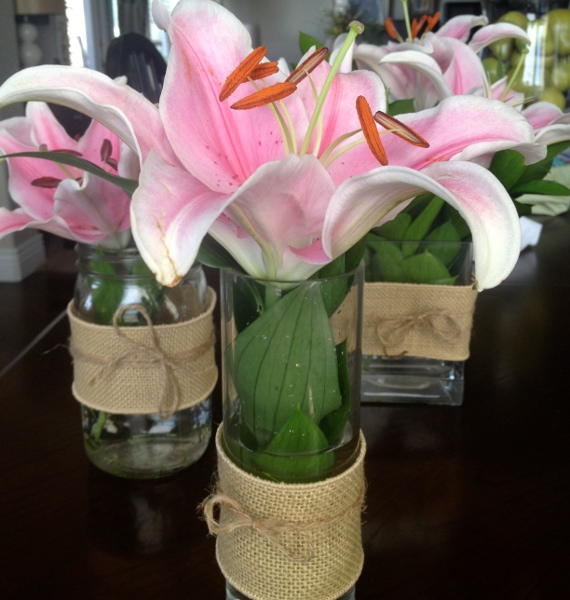 Lily DIY Centerpieces Lily DIY Centerpieces
