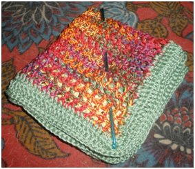 Grandma's Scrap Thread Dish/Wash Cloth