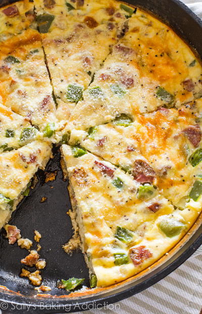 Low-Calorie Cheesy Sausage Quiche Low-Calorie Cheesy Sausage Quiche