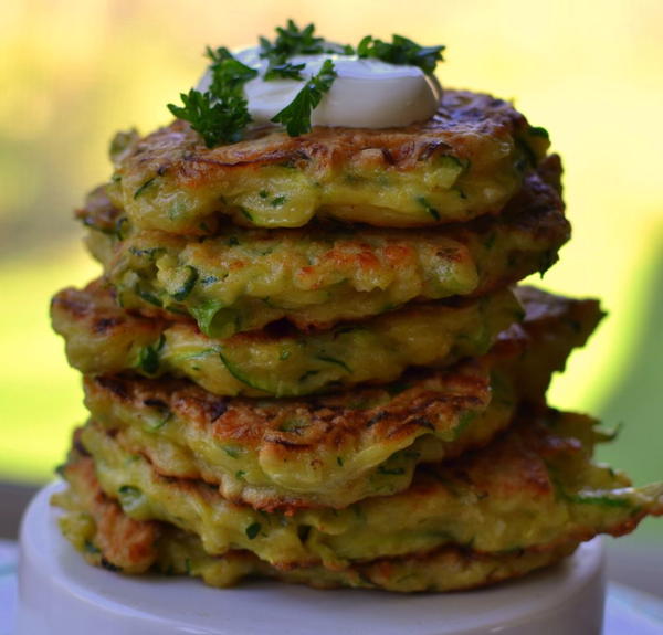 Zucchini Gouda Fritters Zucchini Gouda Fritters