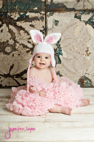 Bunny Crochet Baby Hat