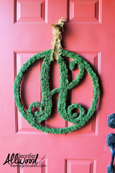 Moss Monogram Letter Moss Monogram Letter