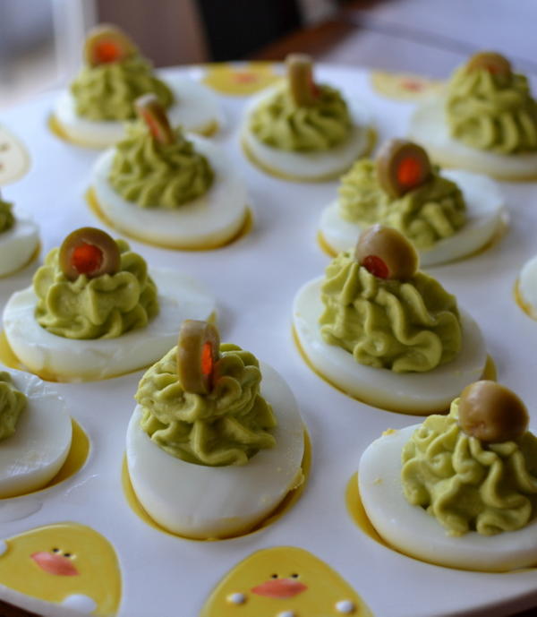 Avocado Deviled Eggs Avocado Deviled Eggs