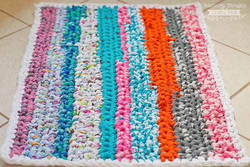 Brilliant DIY Rag Rug Brilliant DIY Rag Rug