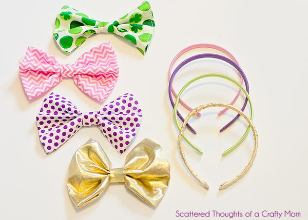 Fun DIY Big Bow Headbands Fun DIY Big Bow Headbands