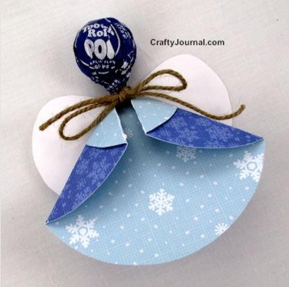 Lollipop Angel Kids Christmas Crafts Lollipop Angel Kids Christmas Crafts