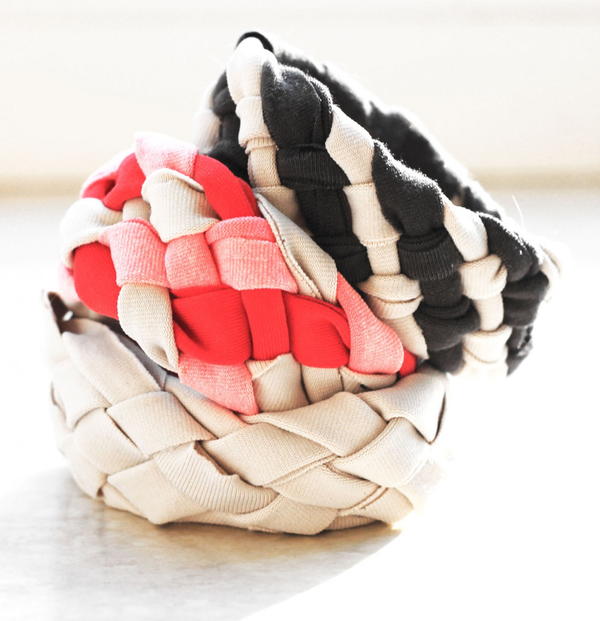 Reclyced T-shirt DIY Cuff Bracelet Recycled T-shirt DIY Cuff Bracelet