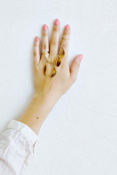 Boho Festival Feather DIY Rings Boho Festival Feather DIY Rings
