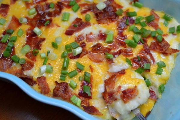 Loaded Mashed Potato Casserole Loaded Mashed Potato Casserole