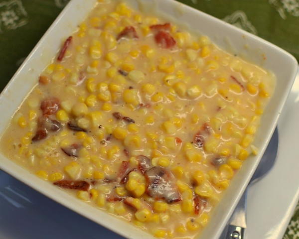 Sweet Creamed Bacon Corn Sweet Creamed Bacon Corn