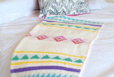 Modern Summer Camp Blanket Modern Summer Camp Blanket