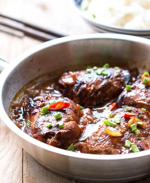 Sticky Ginger Chicken Thighs Sticky Ginger Chicken Thighs