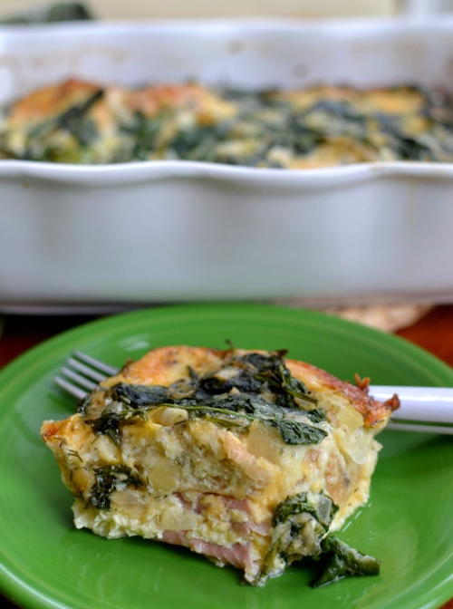 Ham Spinach Strata Ham Spinach Strata