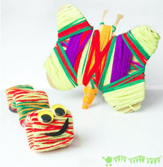 Caterpillar and Butterfly Craft Caterpillar and Butterfly Craft