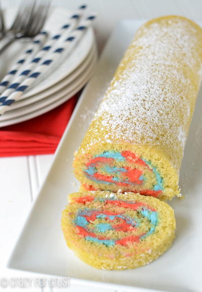 Patriotic Cake Roll Patriotic Cake Roll