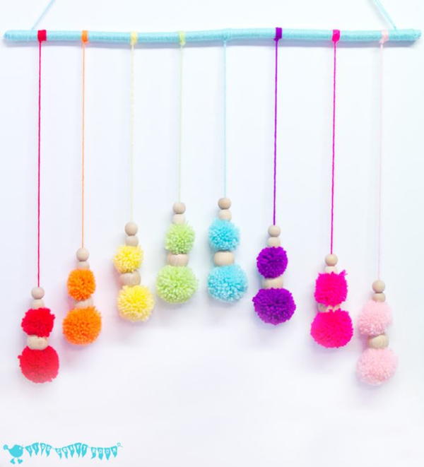 Pom Pom Mobile Craft Pom Pom Mobile Craft