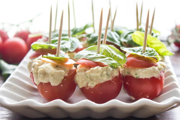 Tuna Mozzarella Stuffed Cherry Tomatoes Tuna Mozzarella Stuffed Cherry Tomatoes