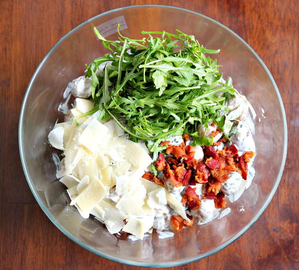 Bacon Parmesan Arugula Potato Salad Bacon, Parmesan & Arugula Potato Salad