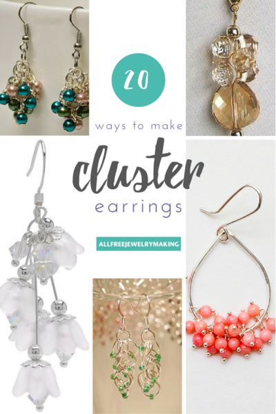 How to Make Cluster Bead Earrings 20 Ways How to Make Cluster Bead Earrings 20 Ways