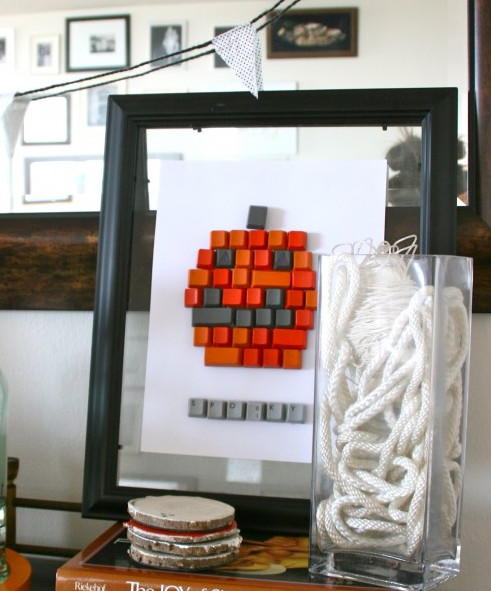 Keyboard Pumpkin Wall Art Keyboard Pumpkin Wall Art