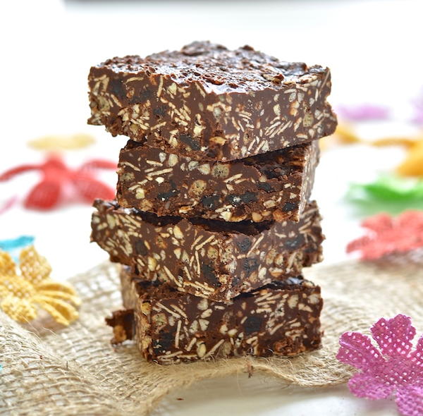 Chocolate Tahini Crunch Bars
