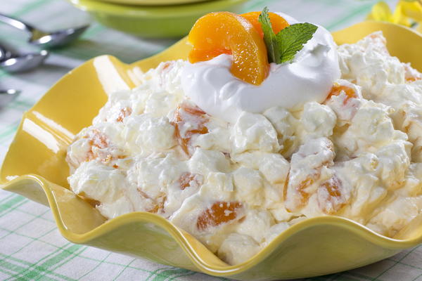 "Just Peachy" Fluff Salad Just Peachy Fluff Salad