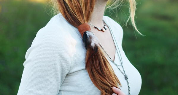 Bohemian Leather DIY Hair Accessory Bohemian Leather DIY Hair Accessory