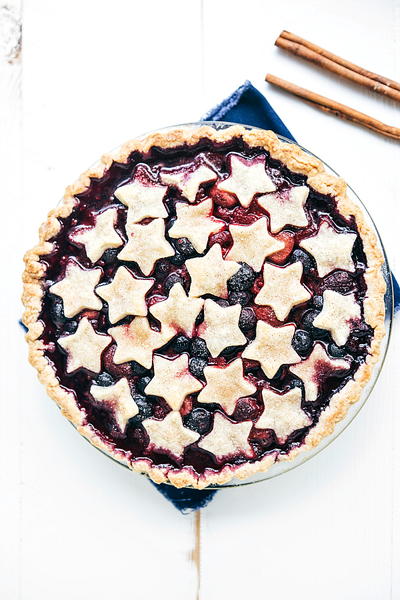 Patriotic Triple Berry Pie Patriotic Triple Berry Pie