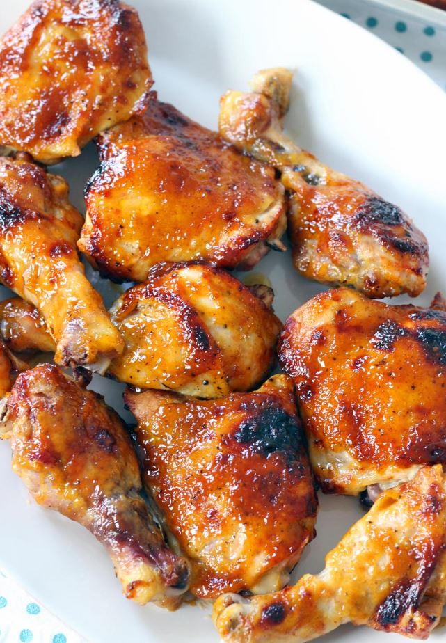 2-Ingredient Baked Southern BBQ Chicken | FaveSouthernRecipes.com