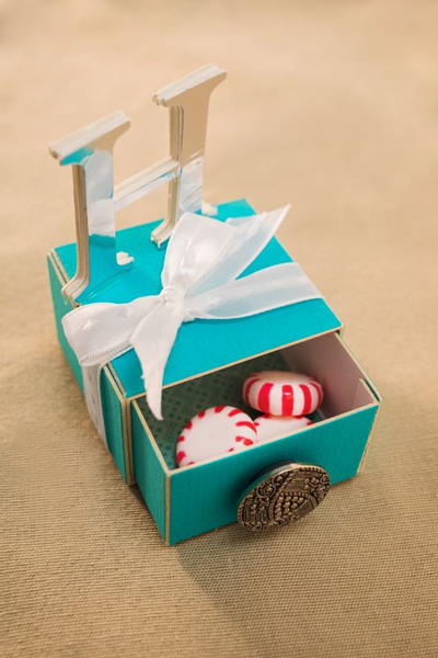 Candy Drawer DIY Wedding Favor Candy Drawer DIY Wedding Favor