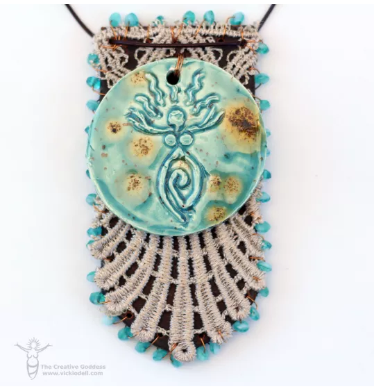 Lacy Tribal Necklace Pendant Lacy Tribal Necklace Pendant
