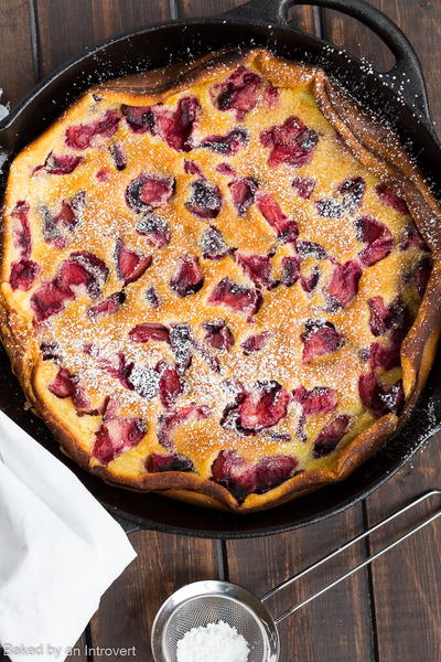 Roasted Plum Clafoutis Roasted Plum Clafoutis