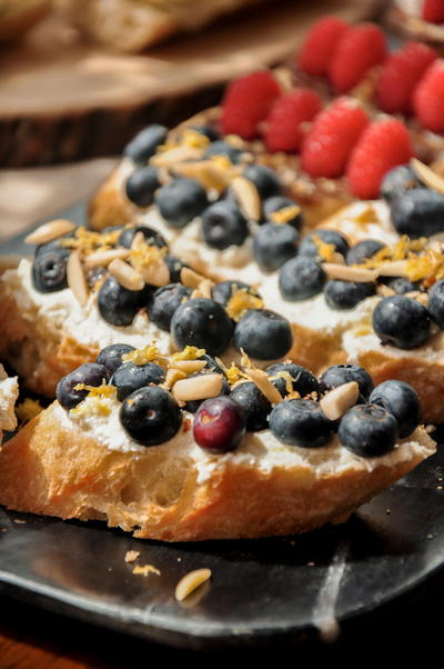 Blueberry Ricotta Toast Blueberry Ricotta Toast