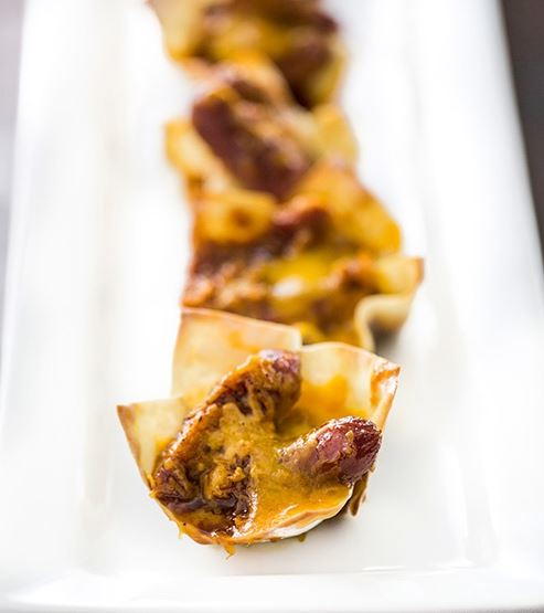 Cheesy Little Smokie Cups Cheesy Little Smokie Cups