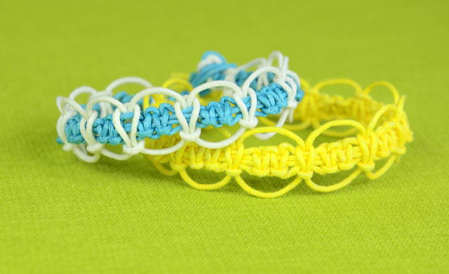Macrame Loops DIY Friendship Bracelets