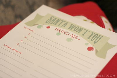 Merry Printable Christmas Lists