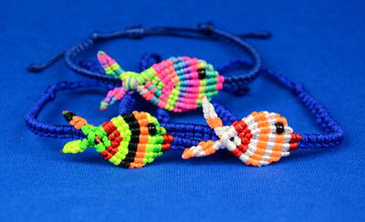 Fish Out of Water Macrame Bracelet