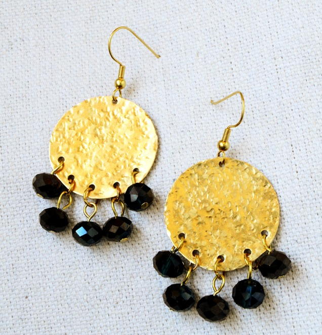 Golden Bohemian Goddess DIY Earrings Golden Bohemian Goddess DIY Earrings