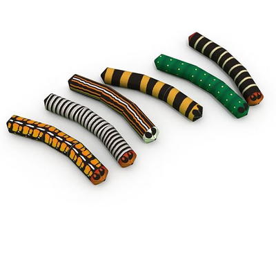 Assorted 3D Caterpillar Printables