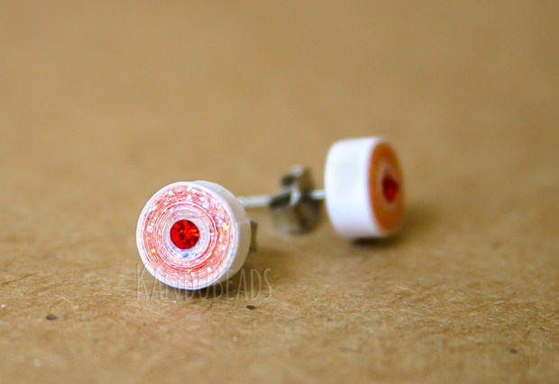 Glittery Ombre Quilled Paper Earrings Glittery Ombre Quilled Paper Earrings