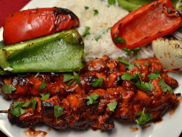 Barbecue Chicken Skewers Barbecue Chicken Skewers