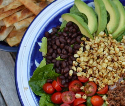 Taco Salad with Chipotle Salsa Dressing