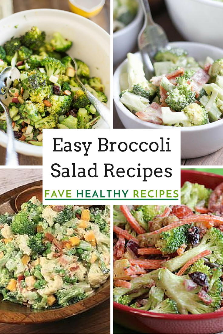 9 Easy Broccoli Salad Recipes | FaveHealthyRecipes.com