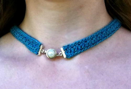 Elegant Simplicity Crochet Necklace Elegant Simplicity Crochet Necklace