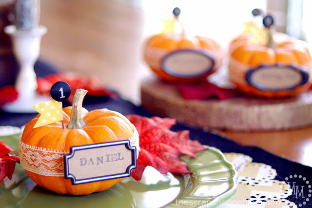 DIY Pumpkin Place Setting DIY Pumpkin Place Setting