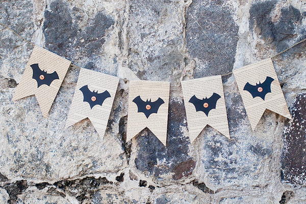 Batty Old Book Pages Banner Batty Old Book Pages Banner