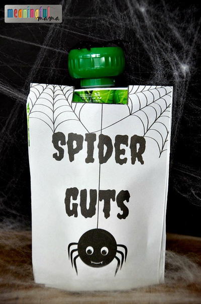 Spider Guts Halloween Treat for Kids Spider Guts Halloween Treat for Kids
